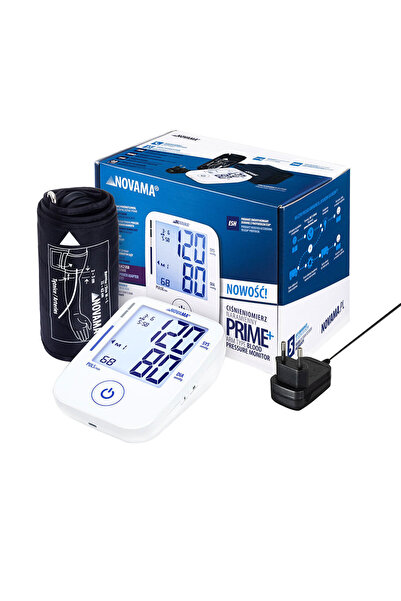 Novama Tensiometru electronic de brat Prime+ White, masurare in timpul umflar...