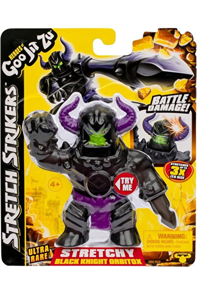 Goojitsu Stretch Strikers, Ultra Rare Stretchy Black Knight Orbitox, Battle D...