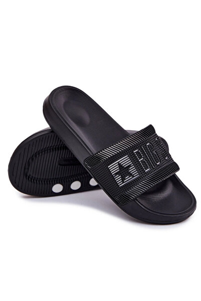 Big Star Shoes Papuci de casă ușor pentru bărbați Big Star NN174696 Bleumarin 43