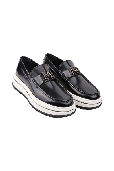 MARCOMEN 21108 152-21108 Deri Casual Ayakkabı Siyah Rugan Günlük Ayakkabı