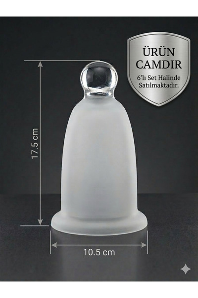 M Mediyamu Aydınlatma Opak Cami Avizesi Camı - Opak Kandil Camı (10.5 x 17.5 cm)