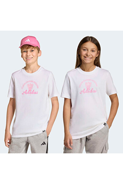 adidas Food Pack Graphic Kinder-T-Shirt in Weiß (KA0540)