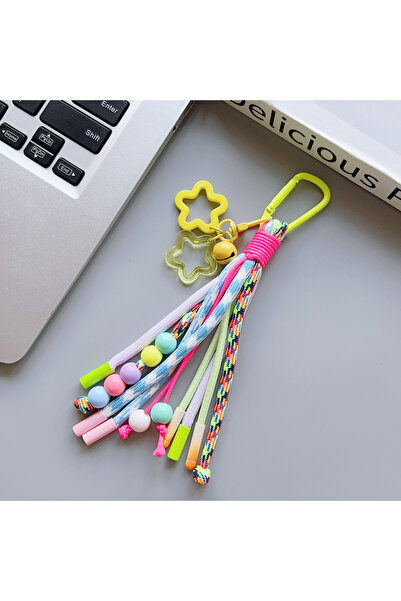 Choice Polyester / Nylon Yellow / Gold New Fashion Mobil Phone Pendant Mobile...