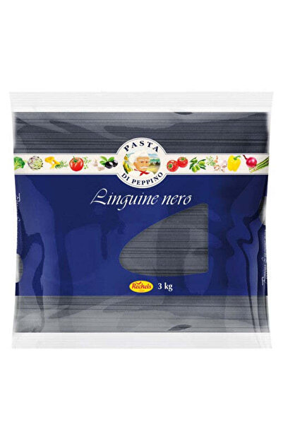 RECHEIS Linguine Neagră din Grâu Dur, 3 Kg