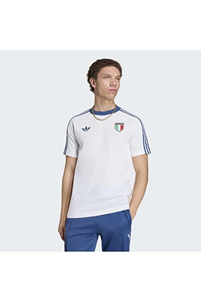adidas Ανδρικό λευκό μπλουζάκι Italy Originals (KC6611)