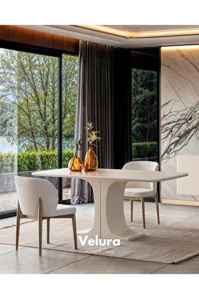 Velura Home & Living Marcel Yemek Masası + 2 Sandalye