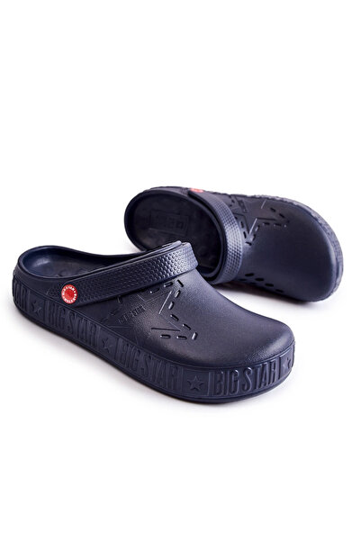 Big Star Shoes Papuci de casă ușori pentru bărbați Big Star II175002 Bleumari...