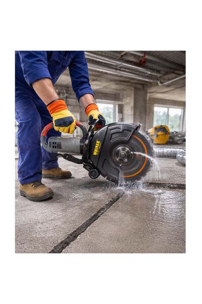 Wainer Mașină de tăiat beton și asfalt 3200W + disc de 360mm CM4