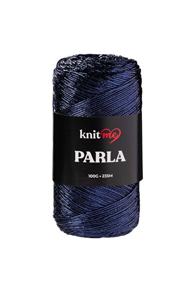 knitme PARLA 100 Gram 235 Metre Simli İp - Paketleme İpi - Süs İpi