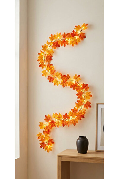 yapay çiçek evi 1 adet günışığı led ve 220 cm tek dal sonbahar sarmasik ev de...