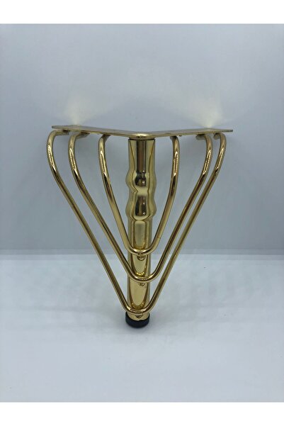 KARAKOÇ METAL, DEKORATİF 15 CM GOLD KAPLAMA PARLAK KOLTUK,BAZA MOBİLYA AYAĞI ...