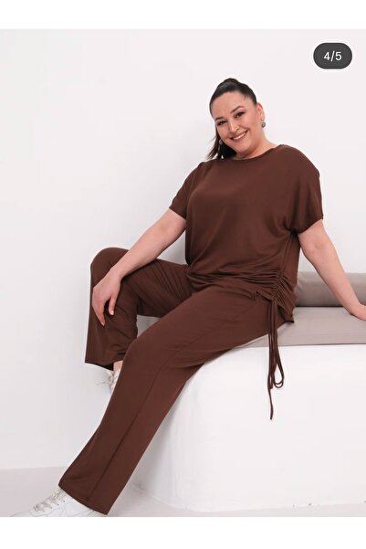tellevolle Double Plus Size Top and Bottom