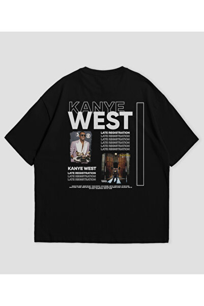 SVART WEAR Kanye West - Late Registration Design de album Unisex supradimensi...