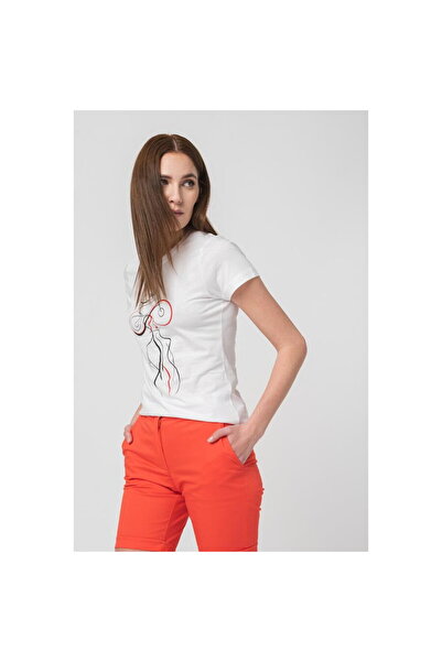 Pegas Tricou casual pentru femei, alb-L