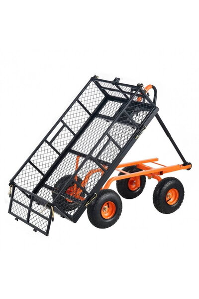 Vivatechnix Cărucior basculant, 4 roți, capacitate 370 kg