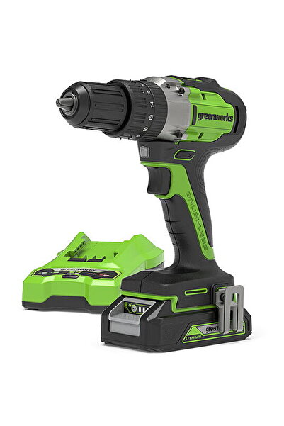 GREENWORKS Mașină de găurit/șurubelniță 24V 2Ah GD24DD35K2