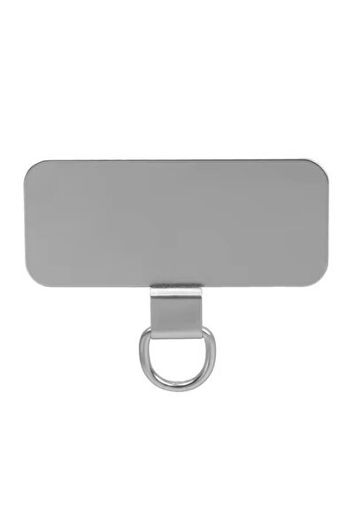 Choice 1PCS Silver B 1/4 pcs Universal Metal Phone Lanyard Gasket Patch Durab...