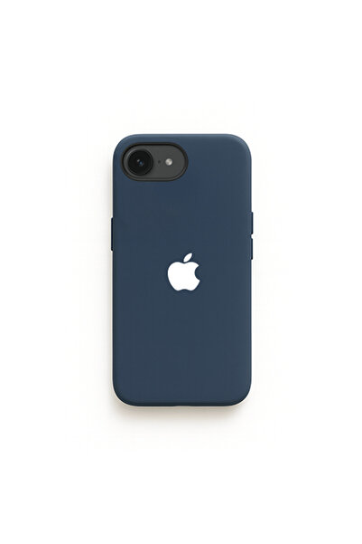 LivaLime iPhone 16 e Uyumlu Beyaz Logo Baskılı İçi kadife Lansman