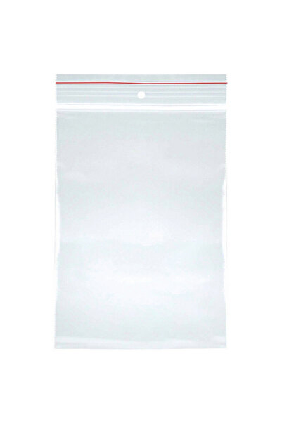 OFFICE products Plastic Zip Bags for Sealing, 150 x 350mm, 40 microns, 100 pc...
