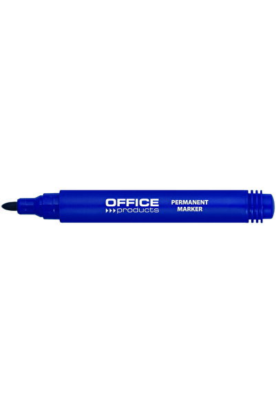OFFICE products Permanent marker, round tip 1-3mm, plastic body, blue