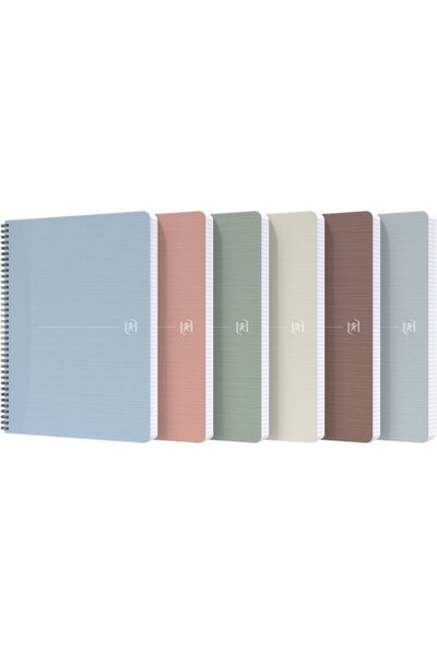 Oxford Caiet cu spirala A4, My Rec"Up, 50 file-90g/mp, Scribzee, hartie recic...