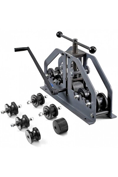 Vivatechnix Mașină manuală de îndoit țevi pentru țevi rotunde sau pătrate, 6 ...