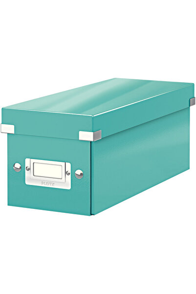 Leitz Cutie de depozitare WOW Click & Store, carton laminat, pliabilă, cu cap...