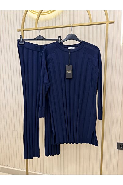 Nuss Pantolonlu Merserize Takım tunik boy:85cm