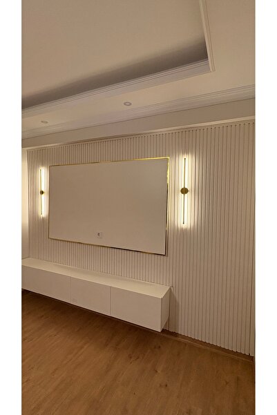 AGT Tv ünite alt Dolap full Mdf Led kanallı açma kapama modüllü