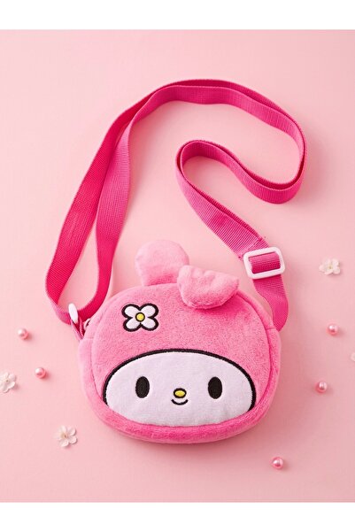 moimaaksesuar Kız Çocuk Peluş Mini Çanta Çapraz Askılı Sevimli Karakterli Çoc...