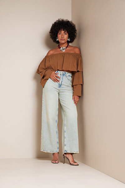 Avrile ŠIROKI KROJ Denim ANTOLON