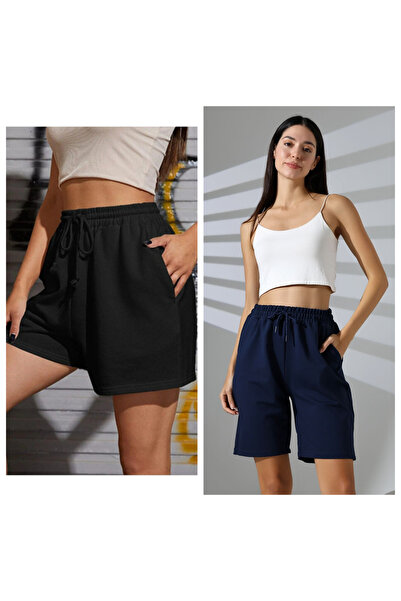 GOLSREY شورت نسائي مريح وسهل الاستخدام (قماش مُجدد)