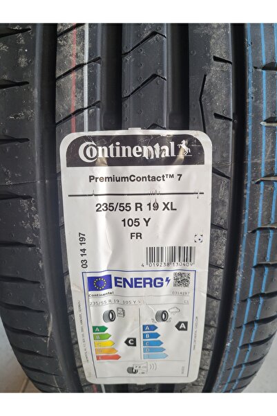 Continental 235/55R19 Premium Contact7 105Y XL FR Set Olarak (4 Adet ) Yazlık...