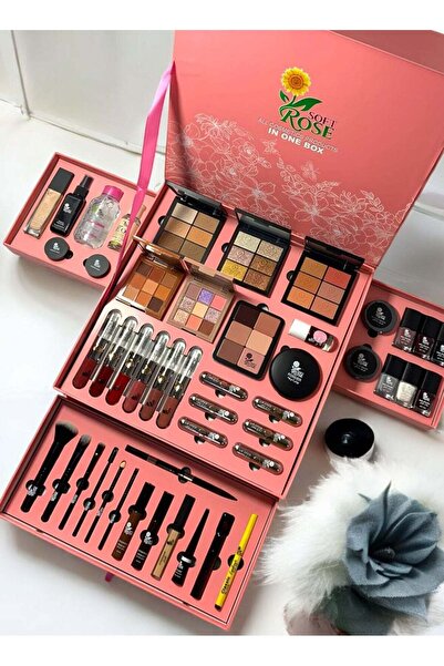 soft rose Bridal Makeup Set - Luxury Makeup Collection in One Box