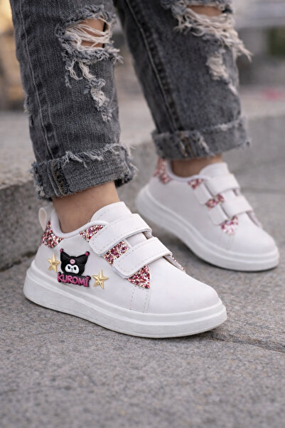 STOCON Pantofi sport cu velcro pentru fete Hologram cu model Phylon ușor Talp...