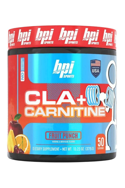 bpi حارق دهون سي ال ايه+كارنيتين نكهة عصير الفواكه 375جم - CLA+CARNITINE