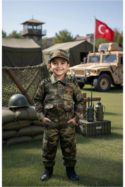 Lizsa Παιδική Στολή Στρατιώτη Κομάντο Χακί - Παιδική Στολή Στρατιώτη Κομάντο ...