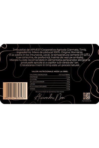 APIVEST Miere de Păducel 270g