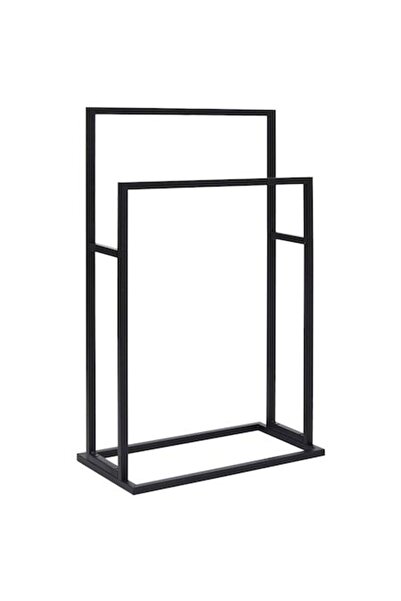 Zakito Europe Towel Holder, Zakito Europe, 2 Levels, Black, 48x24x78.5cm