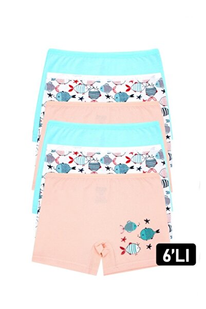 CSN CASANO Girl's 6-Piece Printed Boxer