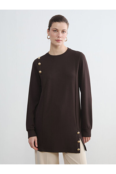 LC Waikiki Tunica maro pentru femei, cu gâtul rotund