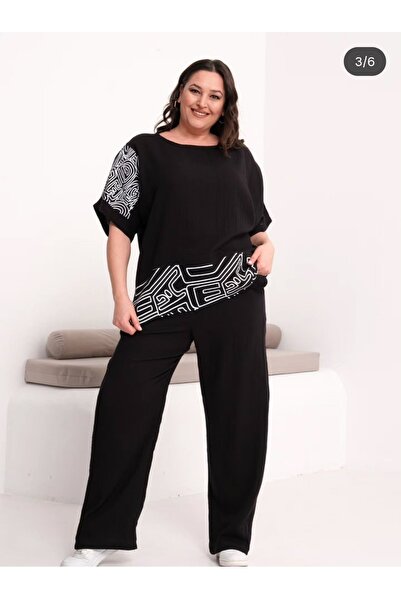 tellevolle Plus size top and bottom set