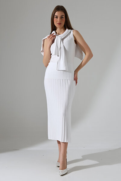 Lavinza Etek-Hırka-Bluz Kombin 3'lü Set