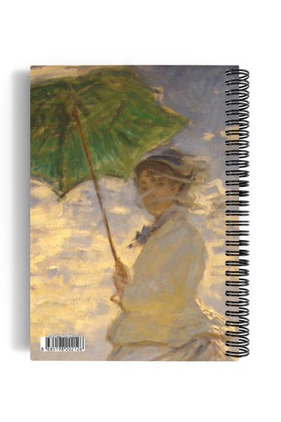 miosho Claude Monet / Madam Monet and Her Son, 1875 |   Spiral Notebook 12 |   A5 |   Unlined |   100 Pages | Art