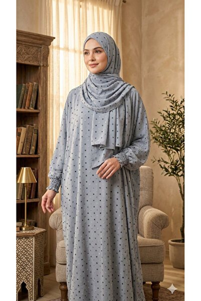 Maison Emarat Prayer Dress/Namazi with Attached Sheila