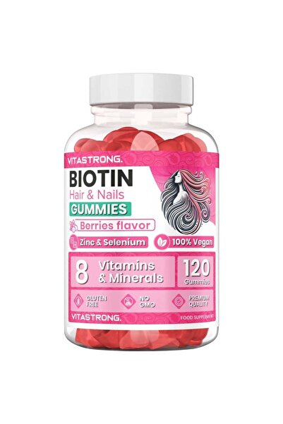 vitastrong BIOTIN GUMMIES PREMIUM 120 PIECES