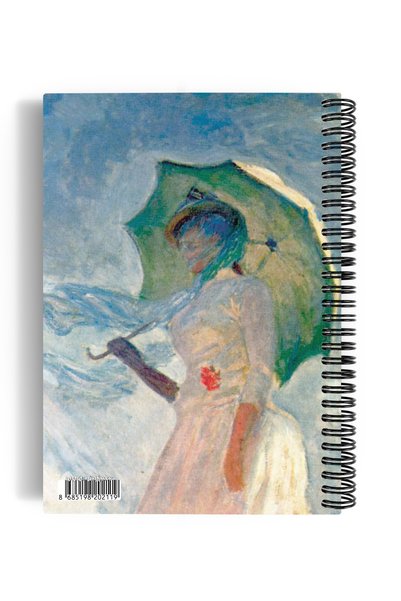 miosho Claude Monet / Woman with a Parasol, 1886 |   Spiral Notebook 11 |   A5 |   Unlined |   100 Pages |   Art