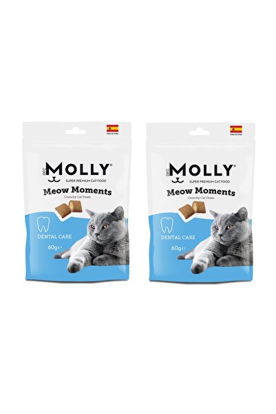 Molly Meow Moments Dental Care Ağız ve Diş Sağlığı Kedi Ödül Maması 60 Gr. X ...