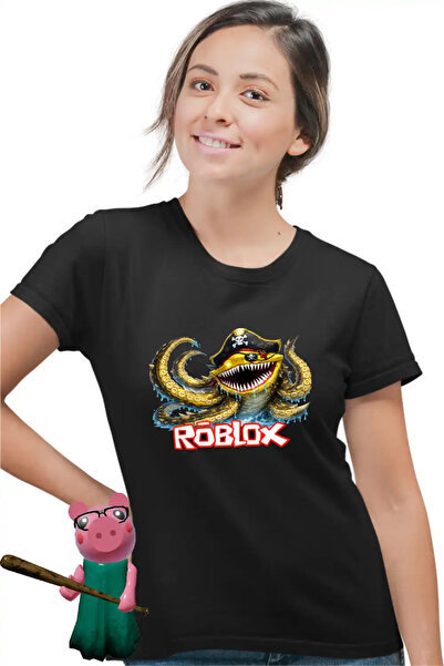 OEM Tricou Femei Roblox Fish it Huggy Wuggy Pirat Sea Monster