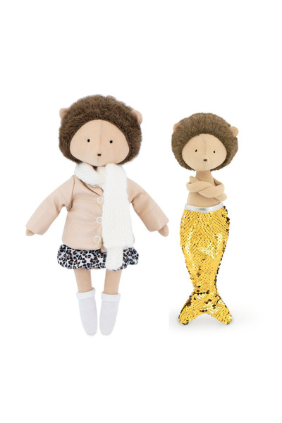 Orange Toys Henry – Arici de Pluș Premium cu jachetă și BONUS: coadă de siren...